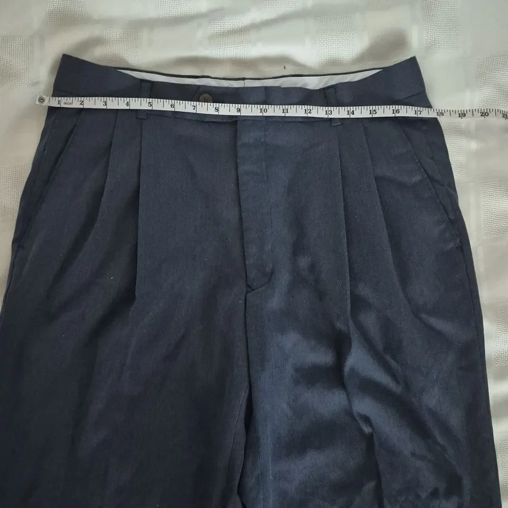 Men's Classic Navy Blue Pants - Picture 10 of 16